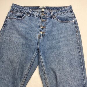 Only Blue High Rise Jeans with Classic Medium Wash